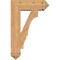 Ekena Millwork Balboa Arts and Crafts Smooth Bracket w/ Offset Brace, Western Red Cedar, 7 1/2"W x 22"D x 34"H BKT0806X22X34BOA03SWR - alternate 4